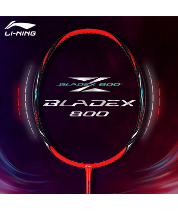 Li-Ning BladeX 800 (Black/Red) brillant des détails fins