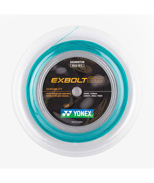 Yonex Exbolt 68 200m Badminton String (Turquoise) plus qu'un jeu 