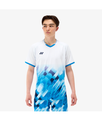 Yonex Men's Game Shirts 10581 (White) les muscles