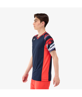 Yonex Men's Game Shirts 10577 (Navy Blue) pas cher