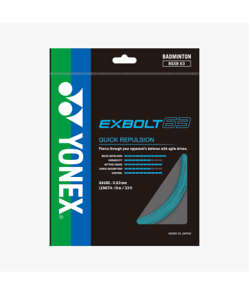 Yonex Exbolt 63 200m Badminton String (Mint) destockage