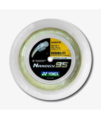 Yonex Nanogy 95 200m Badminton String (Cosmic Gold) Pour