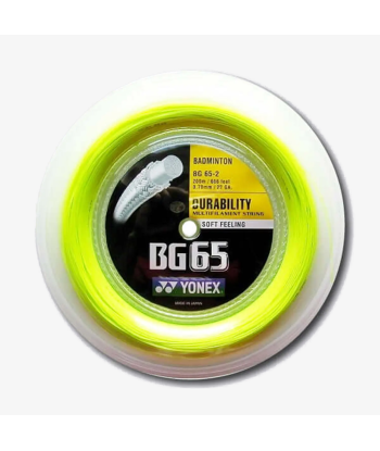 Yonex BG 65 200m Badminton String (Yellow) en ligne