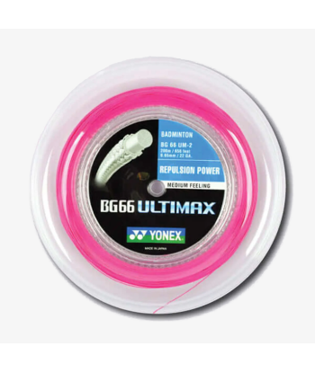 Yonex BG 66 Ultimax 200m Badminton String (Neon Pink) en ligne