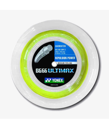 Yonex BG 66 Ultimax 200m Badminton String (Yellow) pas cher chine