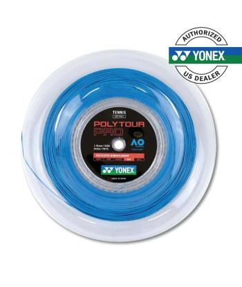 Yonex Polytour Pro 115 / 18 200m Tennis String Reel (Blue) d'Europe débarque