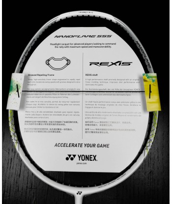 Yonex Nanoflare 555 (Matte White) des créatures d'habitude