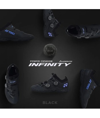 Yonex Power Cushion Infinity Black Men's Shoe s'inspire de l'anatomie humaine