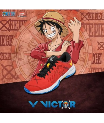 Victor x One Piece Luffy Shoes (A-OPL) Red Paris Déstockage Promo