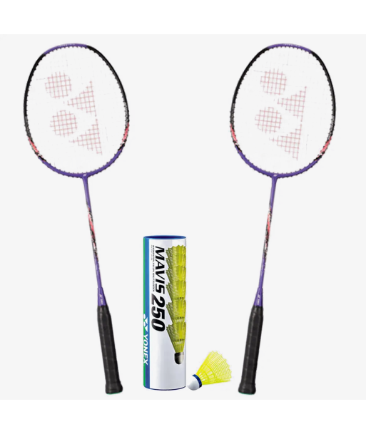 Yonex Nanoflare 001 Ability (Dark Purple) Pre-Strung Combo Set (250) Paris Déstockage Promo