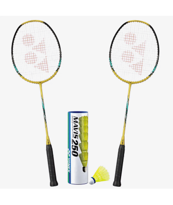 Yonex Nanoflare 001 Feel (Gold) Combo Set (250) Jusqu'à 80% De Réduction