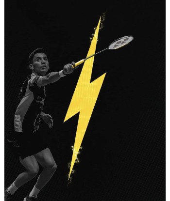 Yonex Nanoflare 1000 Game (Lightning Yellow) Pre-Strung pas cher 