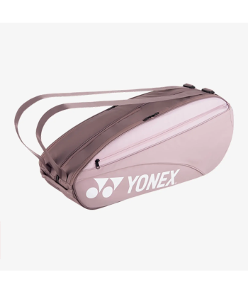 Yonex BAG42326SMP (Smoke Pink) 6pk Team Badminton Tennis Racket Bag Pour