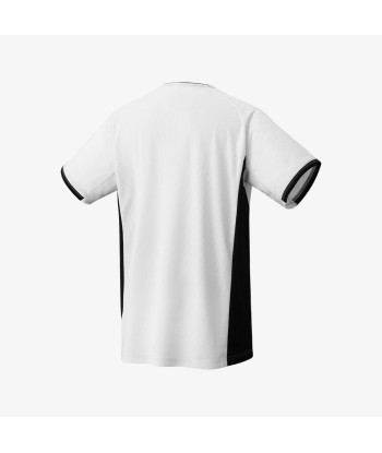 Yonex Men's Crew Neck Tournament Shirt 10566W (White) Les magasins à Paris