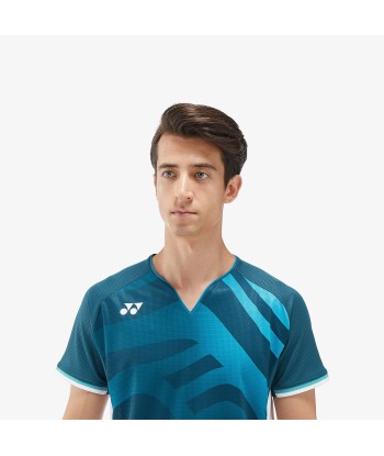 Yonex Men's Crew Neck Tournament Shirt 10566NSK (Night Sky) acheter