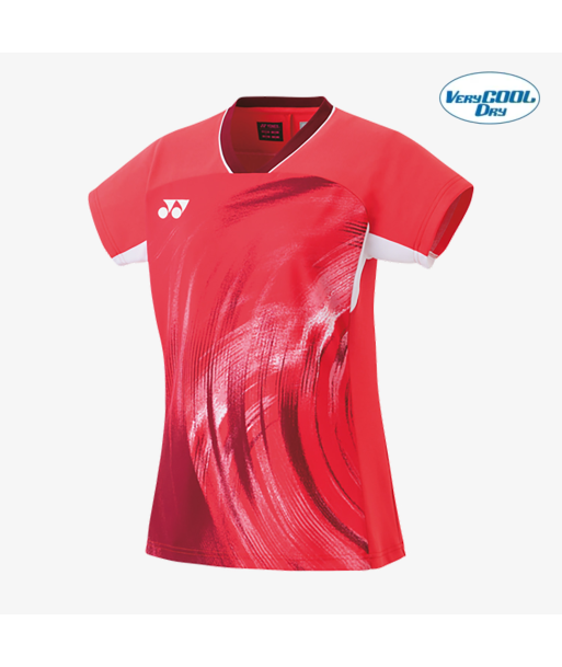 Yonex Women's Crew Neck Tournament Shirt 20769PR (Pearl Red) Comment ça marche