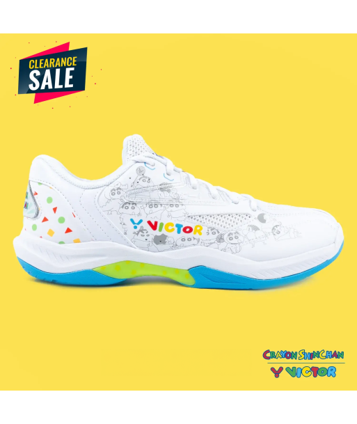 Victor x Crayon Shin Chan Court Shoes A39CS A (Bright White) en ligne