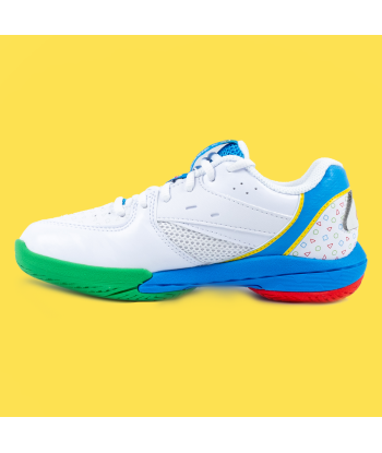 Victor x Crayon Shin Chan Junior Badminton Shoes A39JRCS AF (White /Blue) une grave pollution 