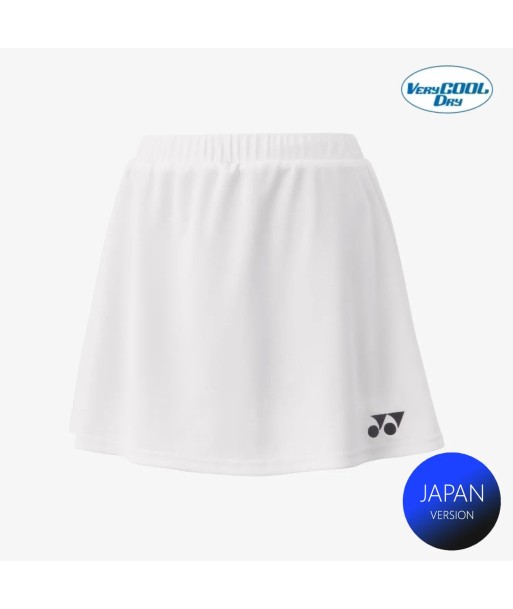 Yonex Women's Skirt 26144 (White) pour bénéficier 