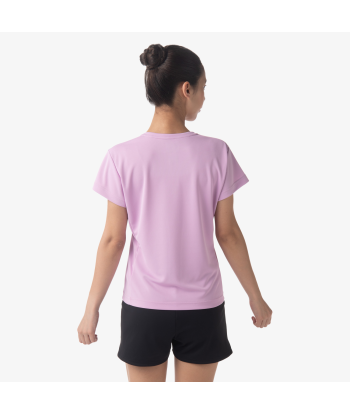 Yonex Women's Crew Neck Tournament Shirts 20738 (Mist Pink) Comparez et commandez 