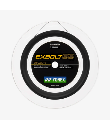 Yonex Exbolt 68 200m Badminton String (Black) Pour