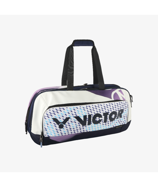 Victor Badminton Tennis Racket Bag BR9613 AJ (Bright White/Dark Purple) Faites des économies