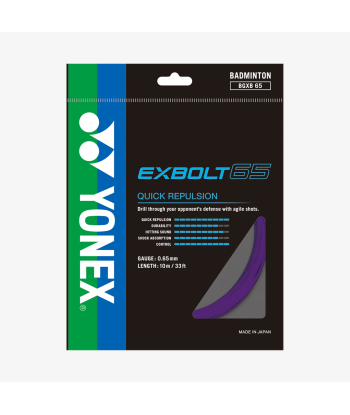 Yonex Exbolt 65 200m Badminton String (Purple) ouvre sa boutique