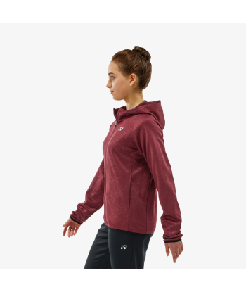 Yonex Women's Knitted Warm-Up Hoodie 58112 (Dark Wine) de France