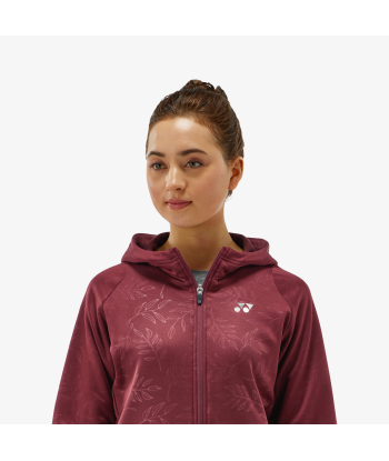 Yonex Women's Knitted Warm-Up Hoodie 58112 (Dark Wine) de France