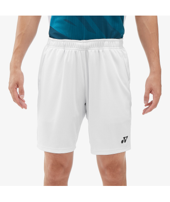 Yonex Men's Knitted Half Pants 15170 (White) Amélioration de cerveau avec