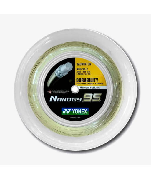 Yonex Nanogy 95 200m Badminton String (Cosmic Gold) soldes