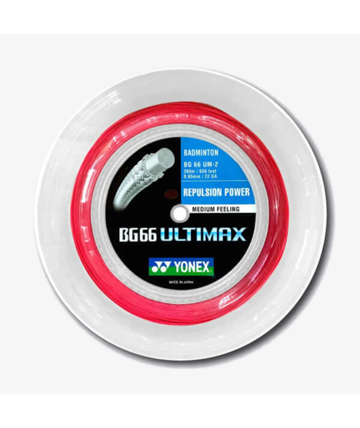 Yonex BG 66 Ultimax 200m Badminton String (Red) une grave pollution 