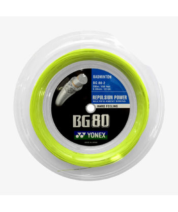 Yonex BG 80 200m Badminton String (Yellow) acheter en ligne