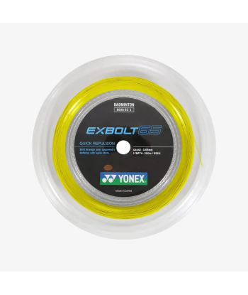 Yonex Exbolt 65 200m Badminton String (Yellow) est présent 