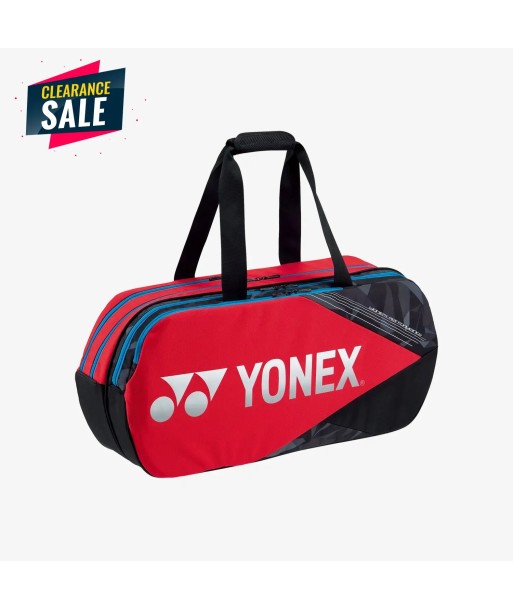 Yonex BA92231 (Tango Red) 6pk Pro Tournament Badminton Tennis Racket Bag outlet