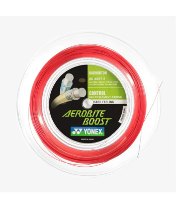 Yonex Aerobite Boost 200m Badminton String (Grey/Red) acheter en ligne