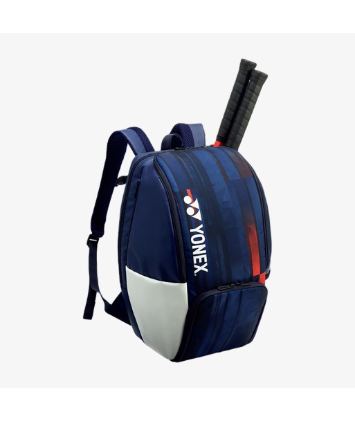 Yonex BAG12PALDWNR (White / Navy / Red) Pro Badminton Tennis Racket Backpack Livraison rapide