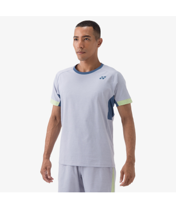 Yonex Men's Crew Neck Shirt 10563 (Mist Blue) à prix réduit toute l'année