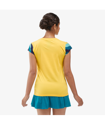 Yonex Women's Crew Neck Shirt 20754 (Soft Yellow) vous aussi creer 