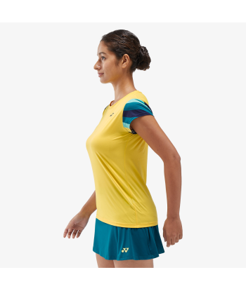 Yonex Women's Crew Neck Shirt 20754 (Soft Yellow) vous aussi creer 