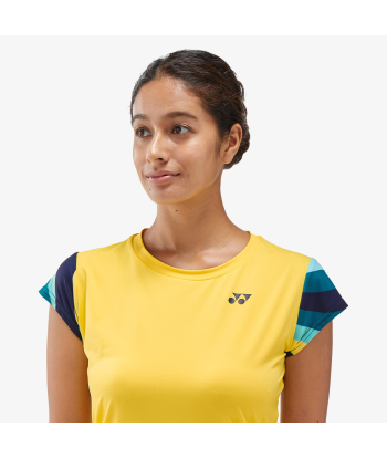 Yonex Women's Crew Neck Shirt 20754 (Soft Yellow) vous aussi creer 